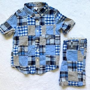 Poplin Patchwork Outfit